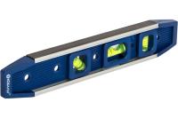Уровень строительный 243-356 225 мм, Торпедо, магнитный, 3 глазка, Кобальт