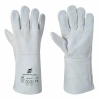 Краги спилковые Arcticus 200435  р-р 11 серые