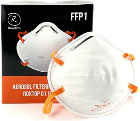 Фильтрующая полумаска ROXTOP 01 1-й степени защиты, до 4 ПДК 731310 RoxelPro