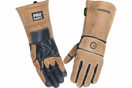 Краги спилковые/кожа START DEFENDER STG1950