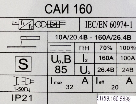 Аппарат инверторный САИ 160 Ресанта