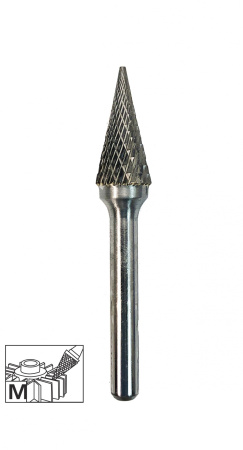 Борфреза форма М № 550 12х25х70 мм Профоснастка