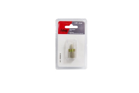 Переходник 1/4F на елочку 6мм с обжимным кольцом 6х11мм (арт. 180250)