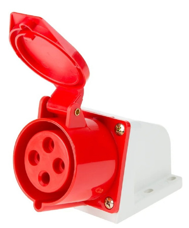 Розетка стационарная 3Р+РЕ 32А 380В