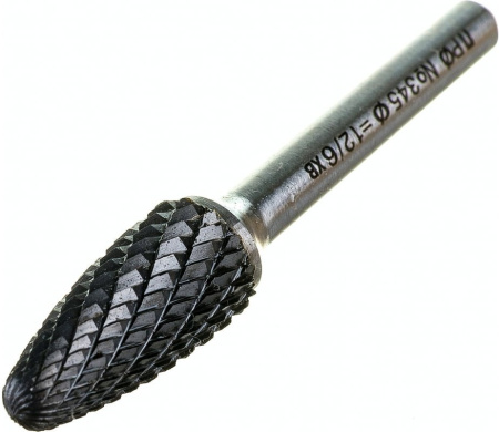 Борфреза параболическая № 345 12х25х70 мм Профоснастка