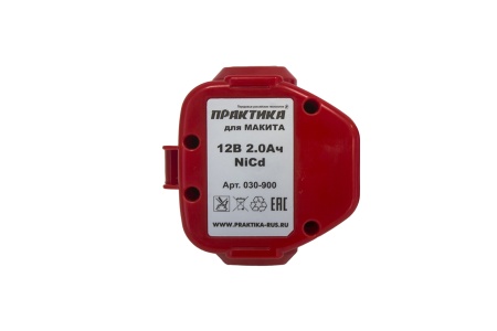 Аккумулятор 030-900 MAKITA 12B 2.0Ah NiCd ПРАКТИКА