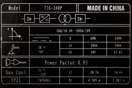 Аппарат инверторный Мастер TIG 200 P